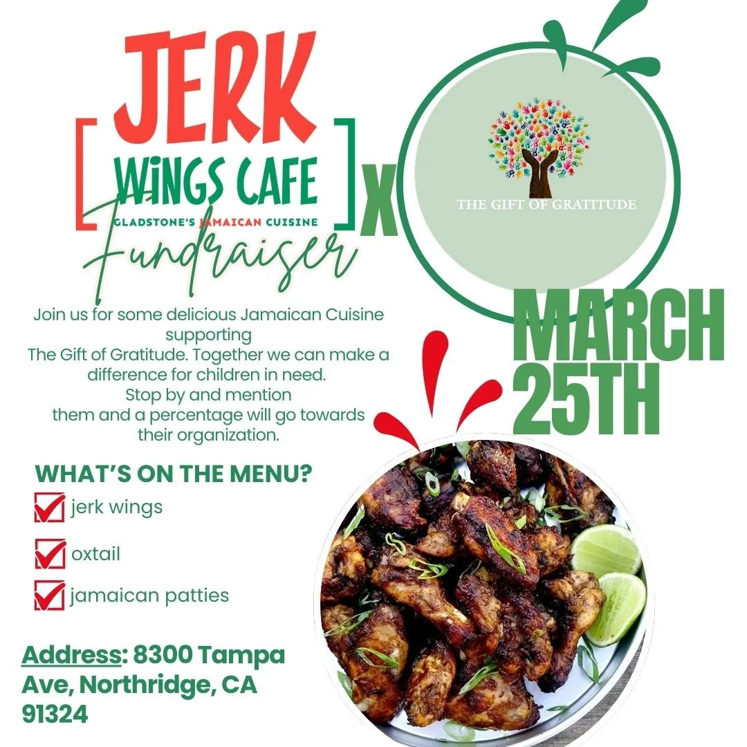 Jerk Wings Cafe Fundraiser 