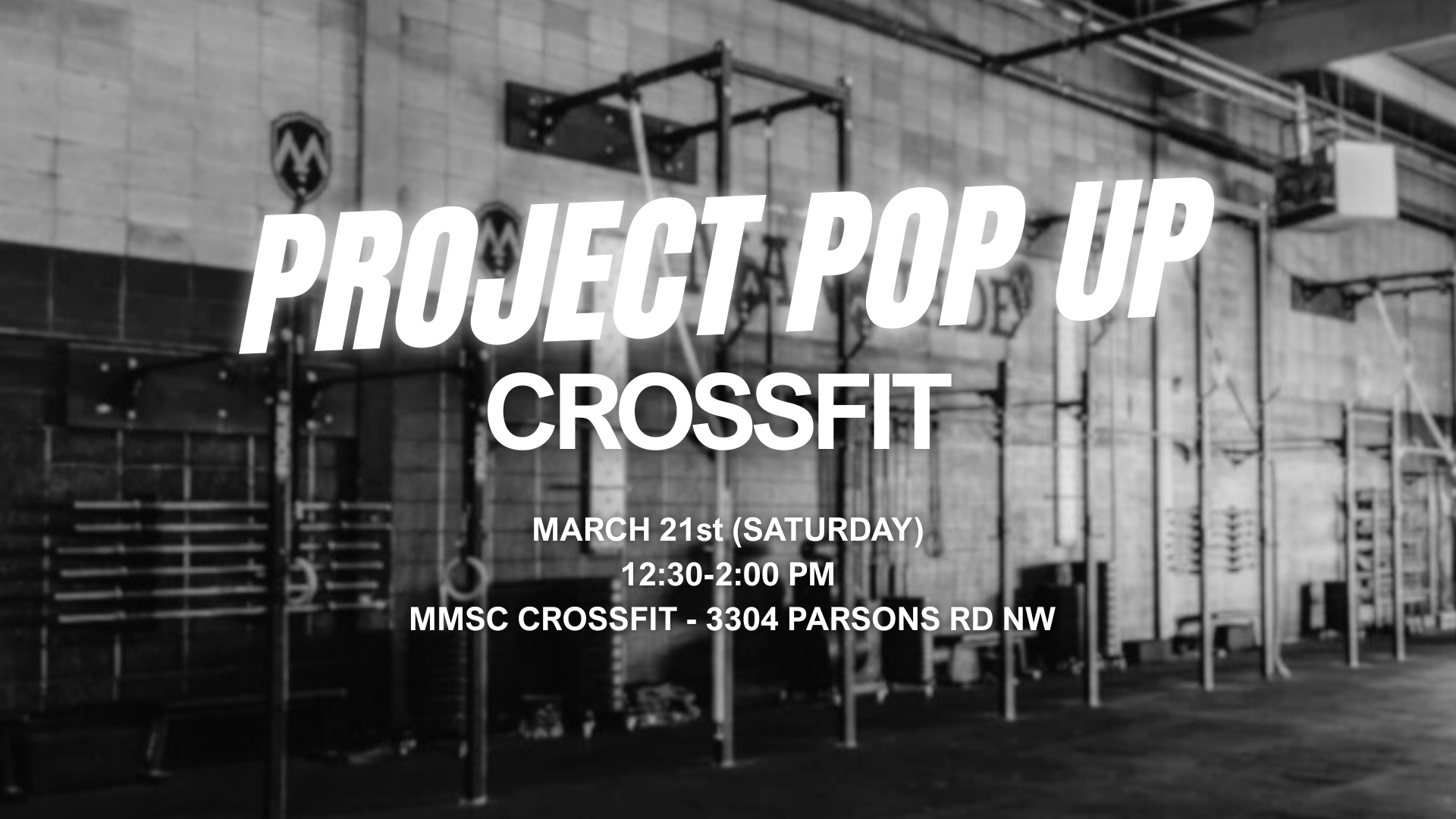 Project Pop-Up: Crossfit