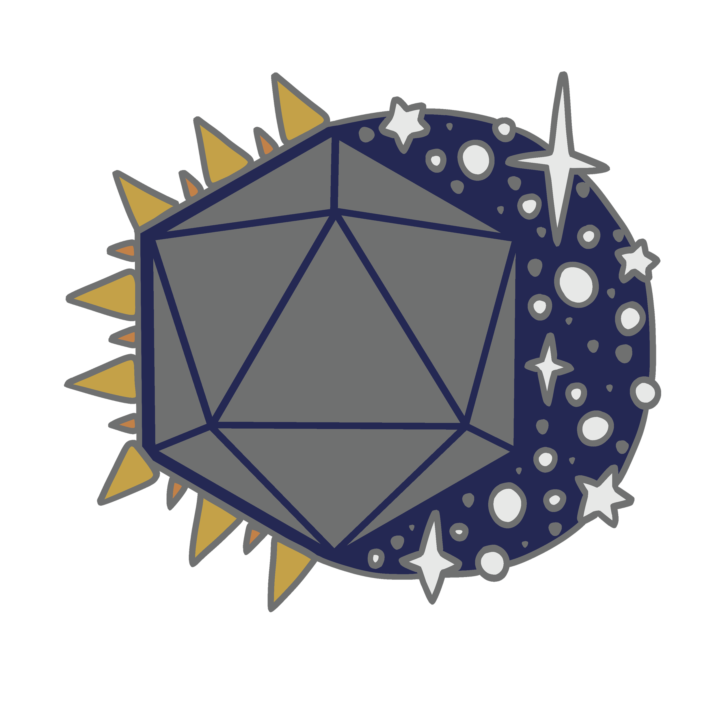 Winterfest Dice Hard Enamel Pin