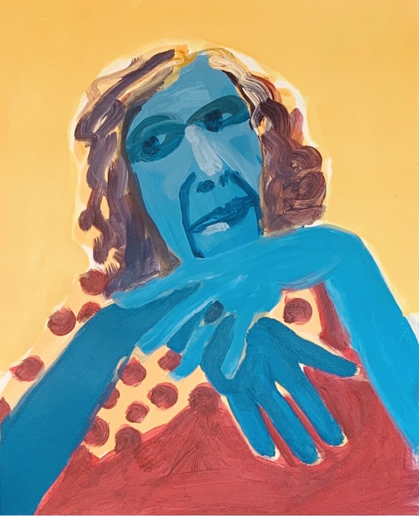 Self Portrait In Blue