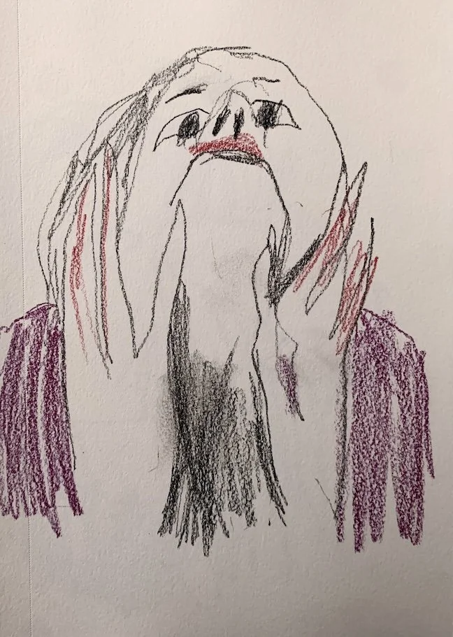  Colored Pencil, Charcoal Pencil  12 × 9”  2026 