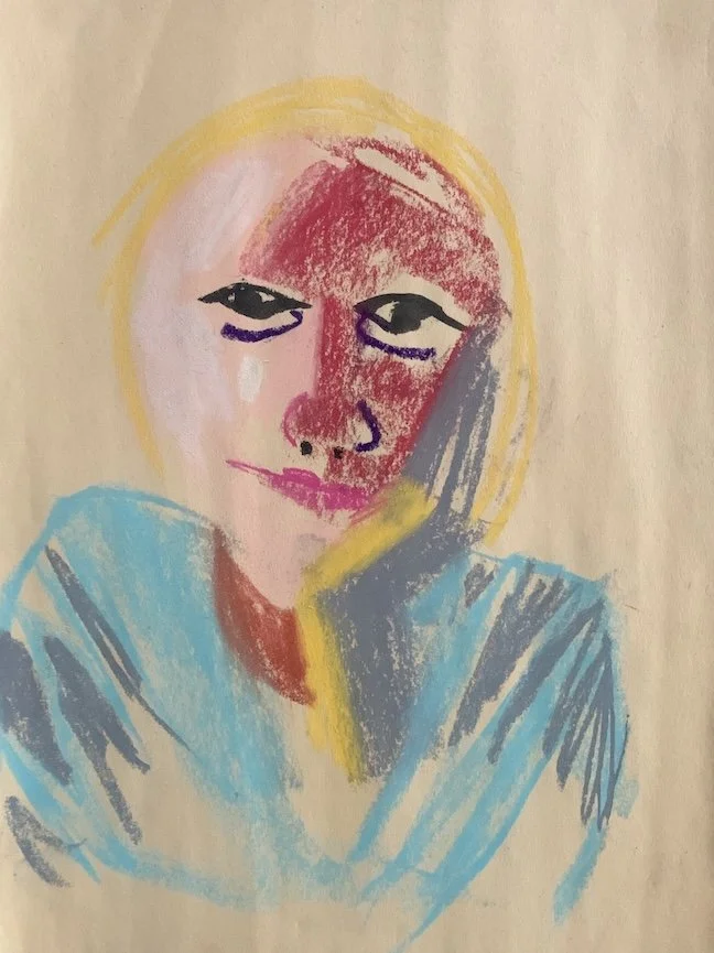  Pastel, Ink  12 × 9”  2026 