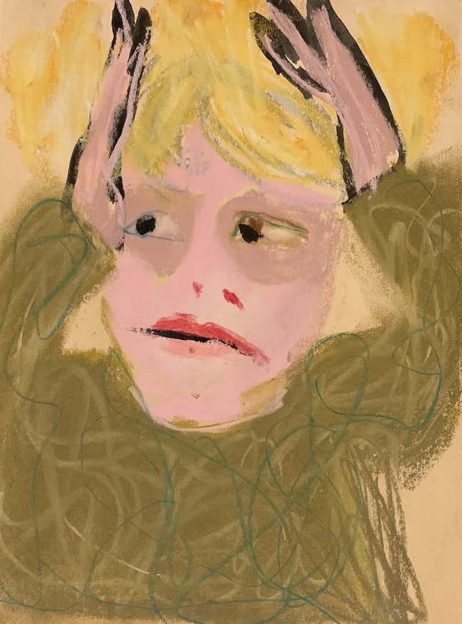  Pastel, Ink  12 × 9”  2026 