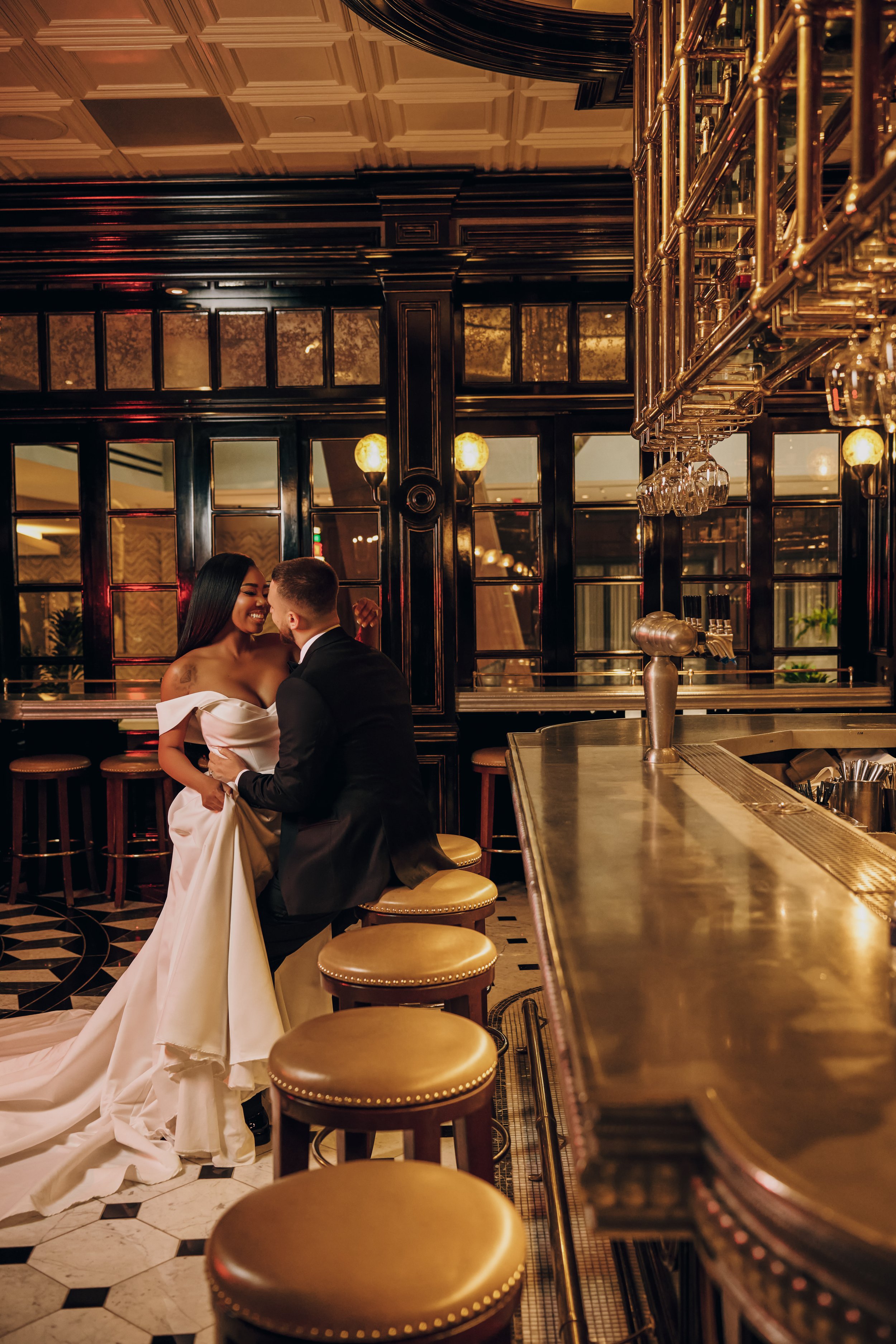 Zhanae and Will’s Engagement Photos for their “I do Re-Do”.  Luxury wedding planner Andrea Eppolito.  Photos by MESUS Studios.