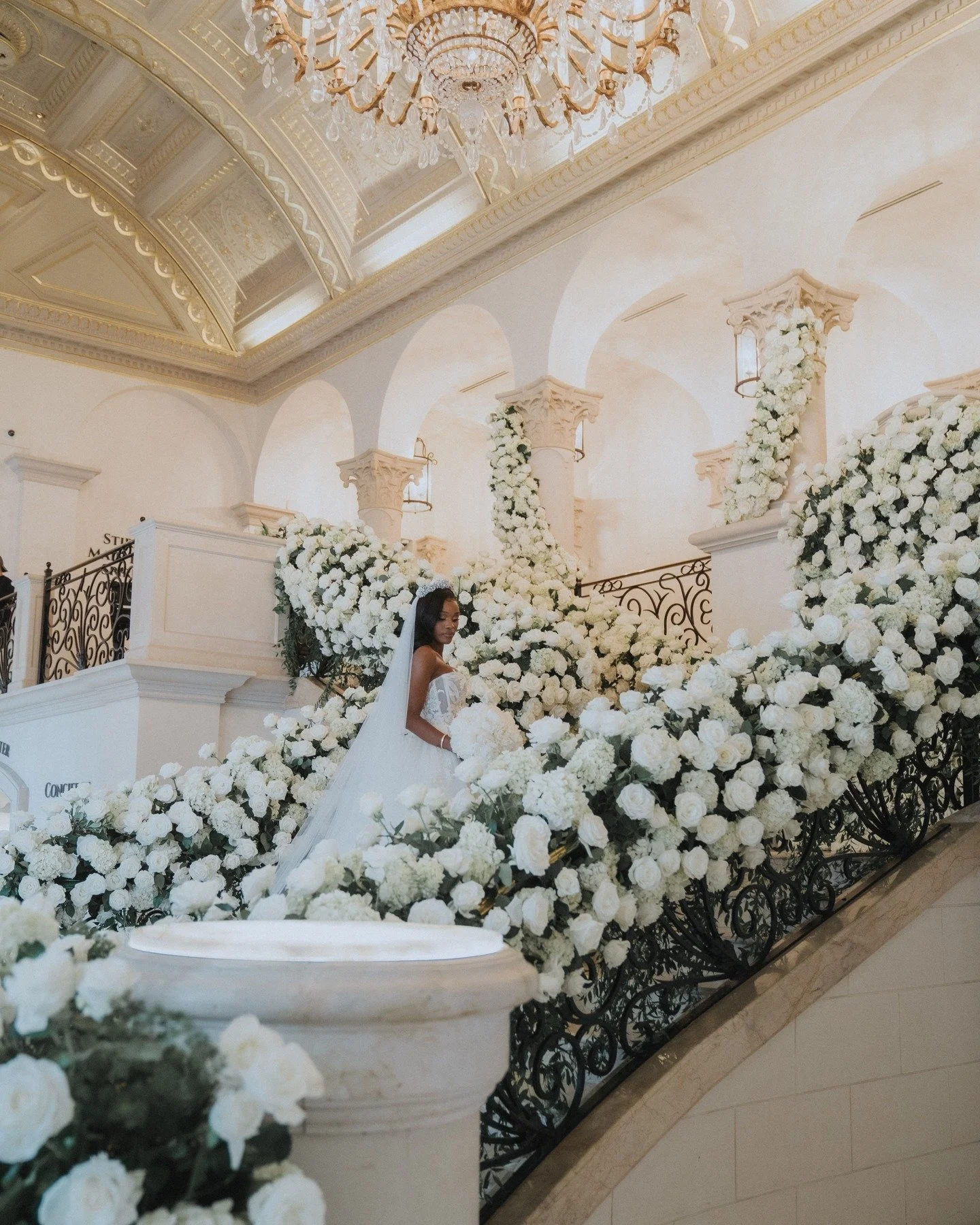 Me? Obsessed with you? Most definitely.

Beautiful people should be surrounded by beautiful things. And while the staircase topped with thousands of pristine white roses and the dazzlin chandelier are in fact gorgeous...Nothing was as stunning as my 