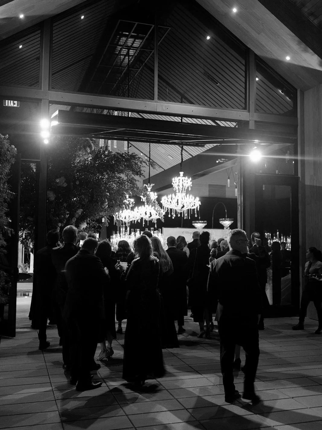 POV&hellip;the glass garage doors open to reveal a ballroom filled with more than you could ever imagine. Your guests are overwhelmed and awed. As their eyes adjust, they begin to take in all of the many details curated over the last year of planning