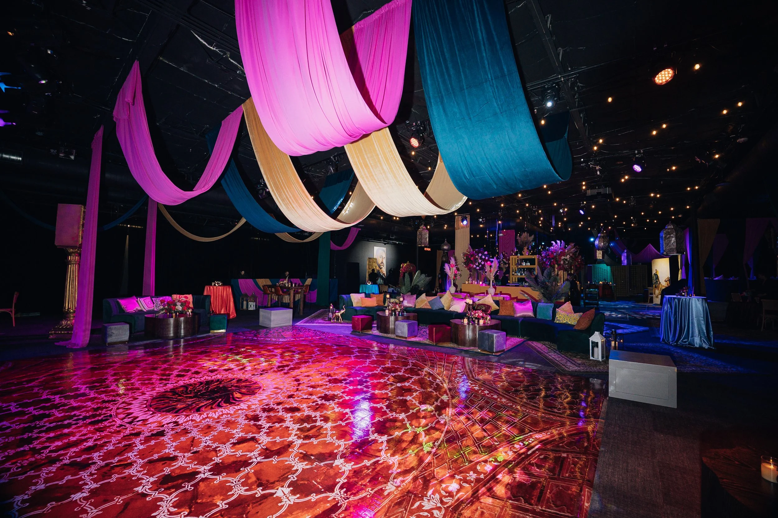 Luxe Arabian Night's Birthday Party in Las Vegas.  Luxury Event Planner Andrea Eppolito.  Images be MESUS Studio.