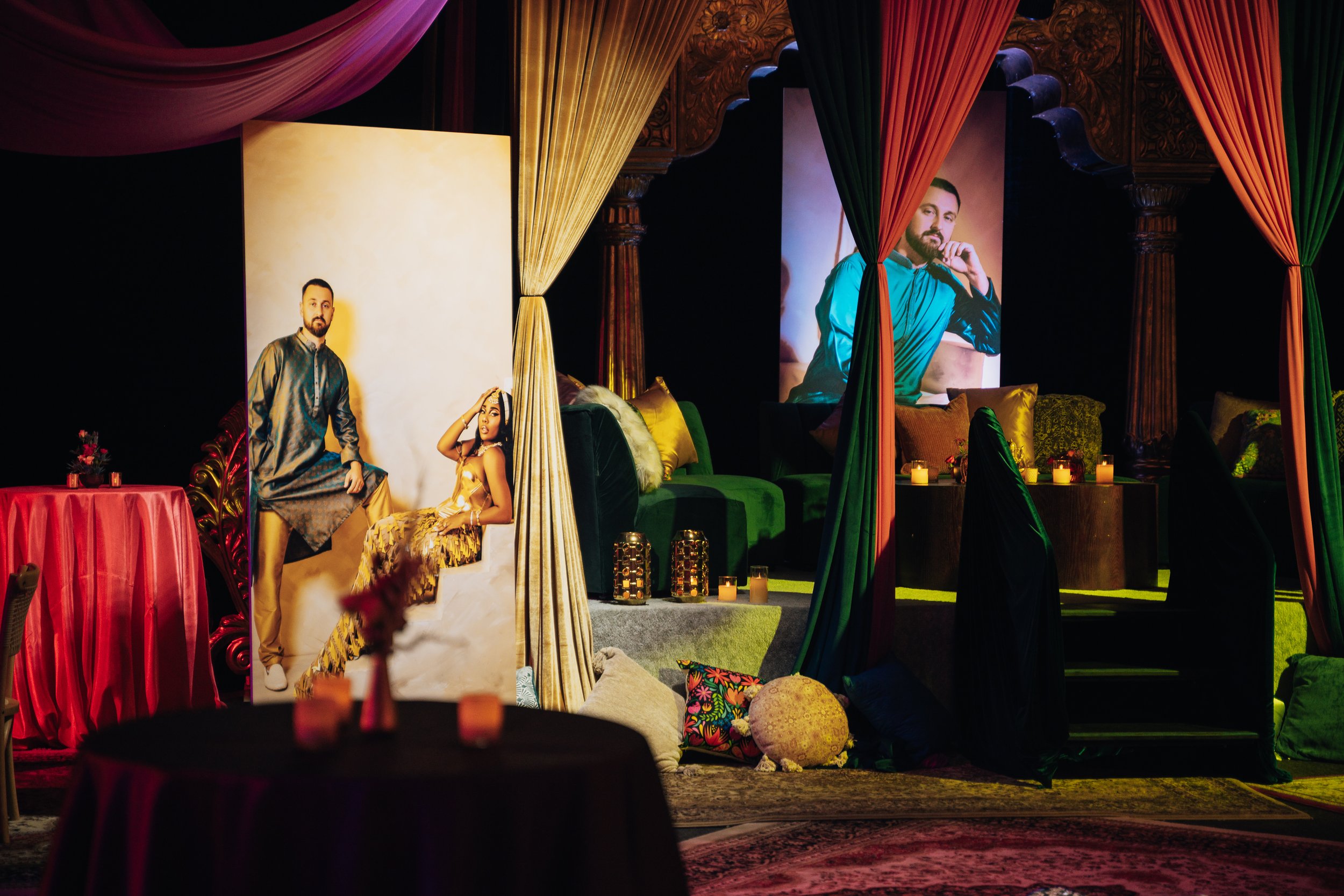 Luxe Arabian Night's Birthday Party in Las Vegas.  Luxury Event Planner Andrea Eppolito.  Images be MESUS Studio.