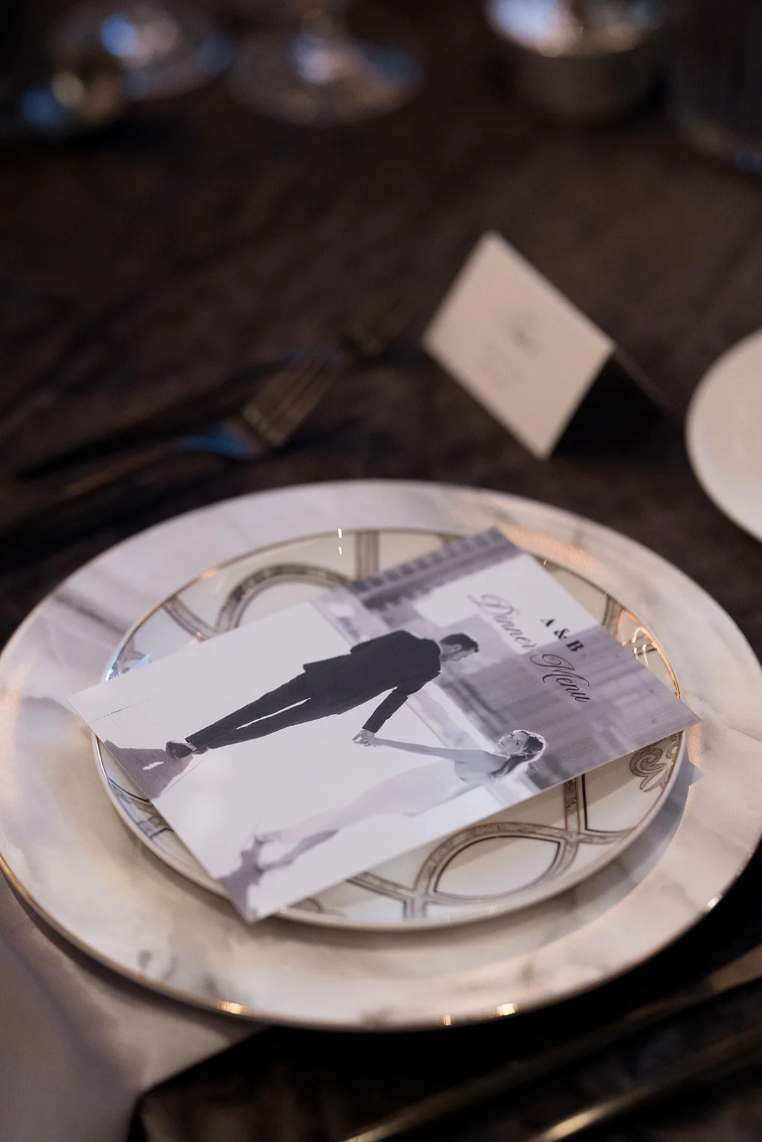 Custom Menus at Wedding