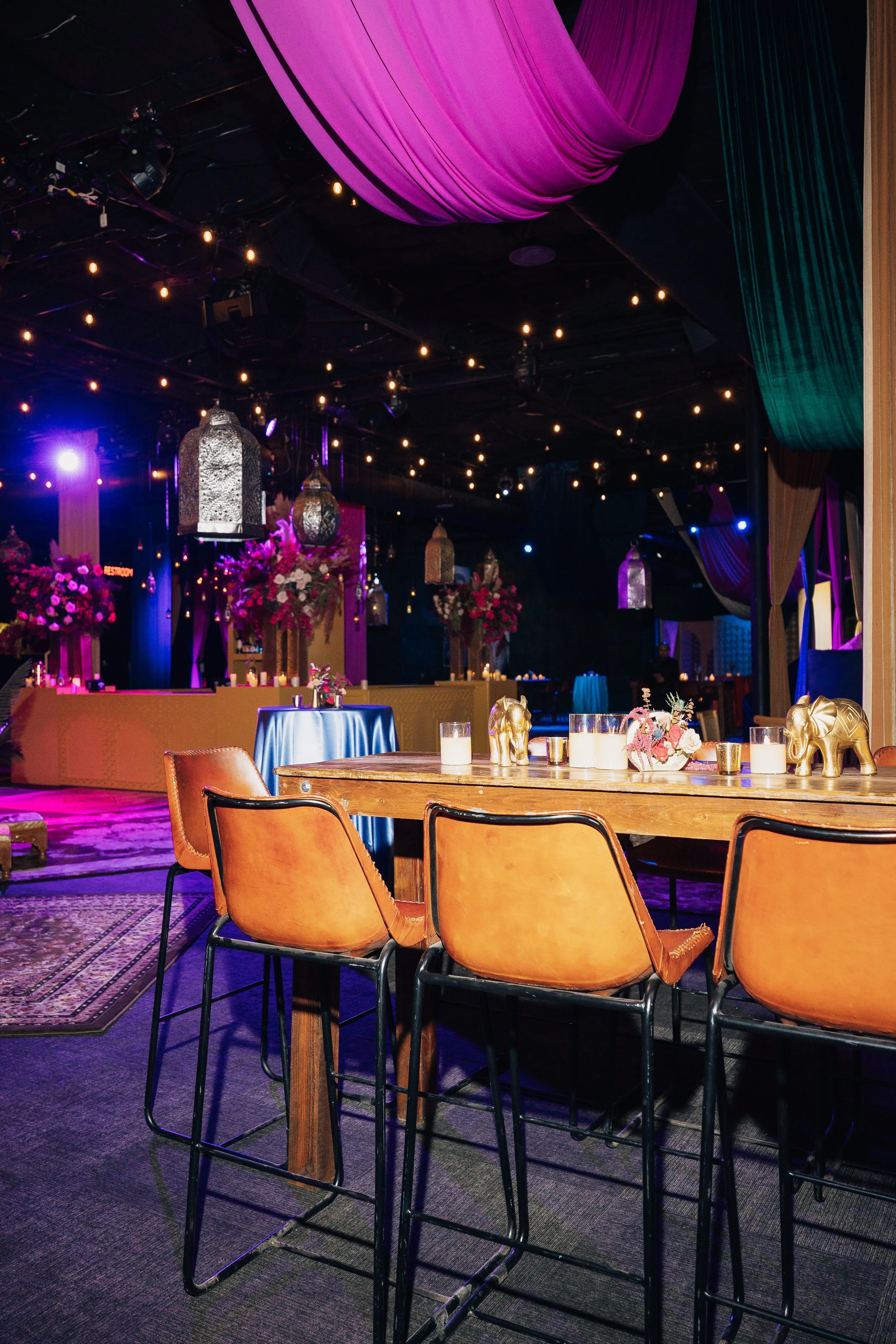 Luxe Arabian Night's Birthday Party in Las Vegas.  Luxury Event Planner Andrea Eppolito.  Images be MESUS Studio.