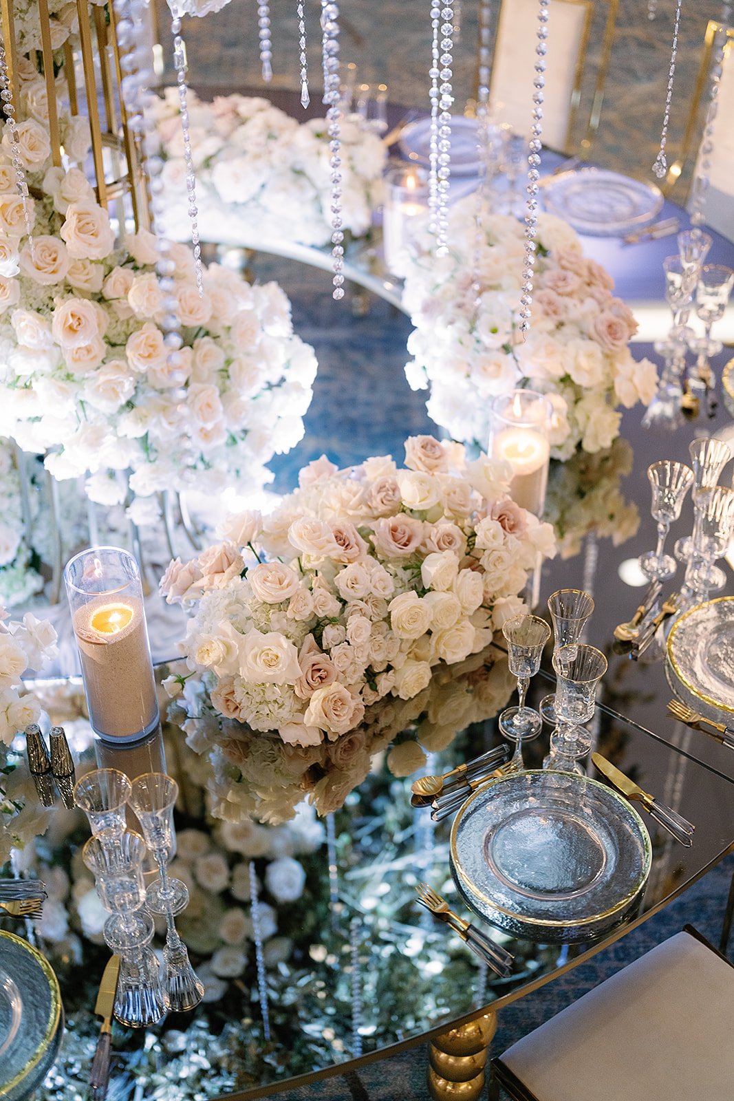 luxury wedding reception decorations