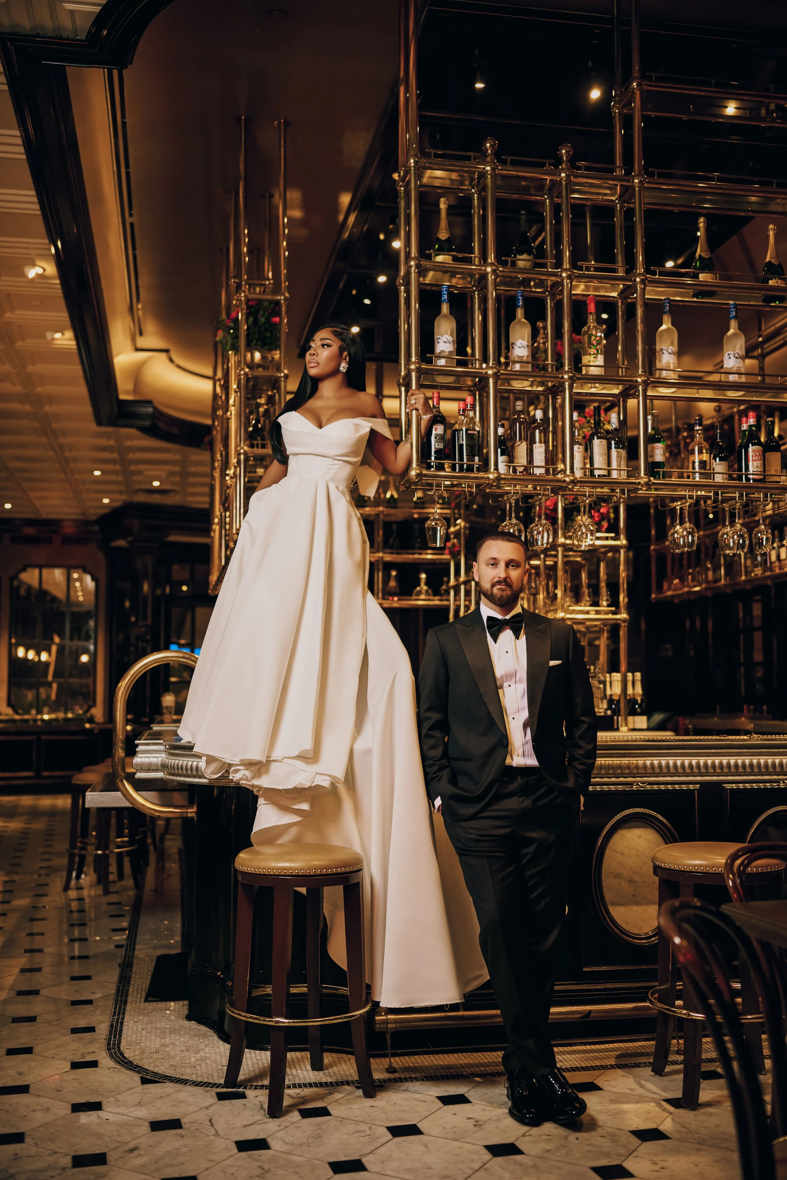 Zhanae and Will’s Engagement Photos for their “I do Re-Do”.  Luxury wedding planner Andrea Eppolito.  Photos by MESUS Studios.