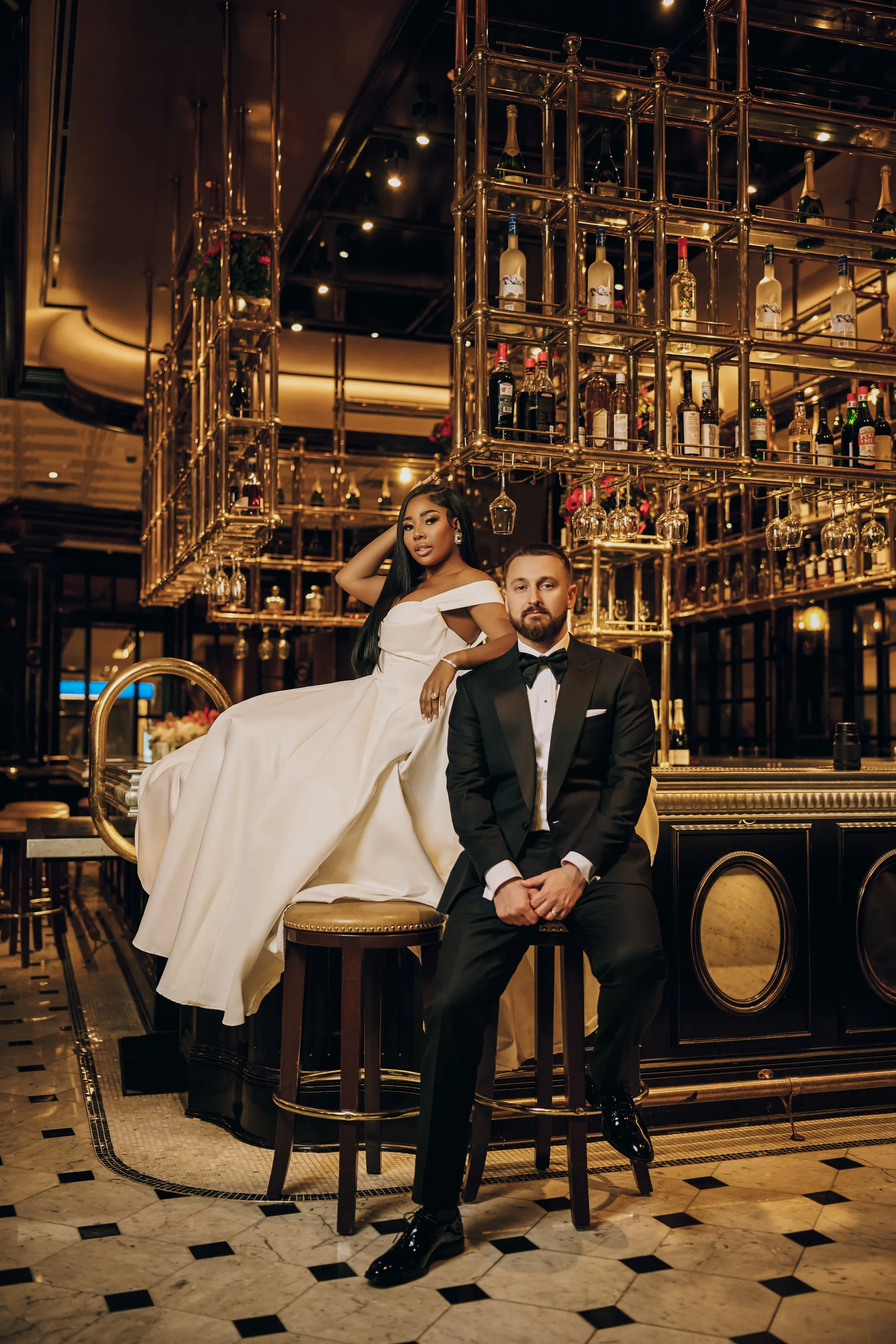 Zhanae and Will’s Engagement Photos for their “I do Re-Do”.  Luxury wedding planner Andrea Eppolito.  Photos by MESUS Studios.