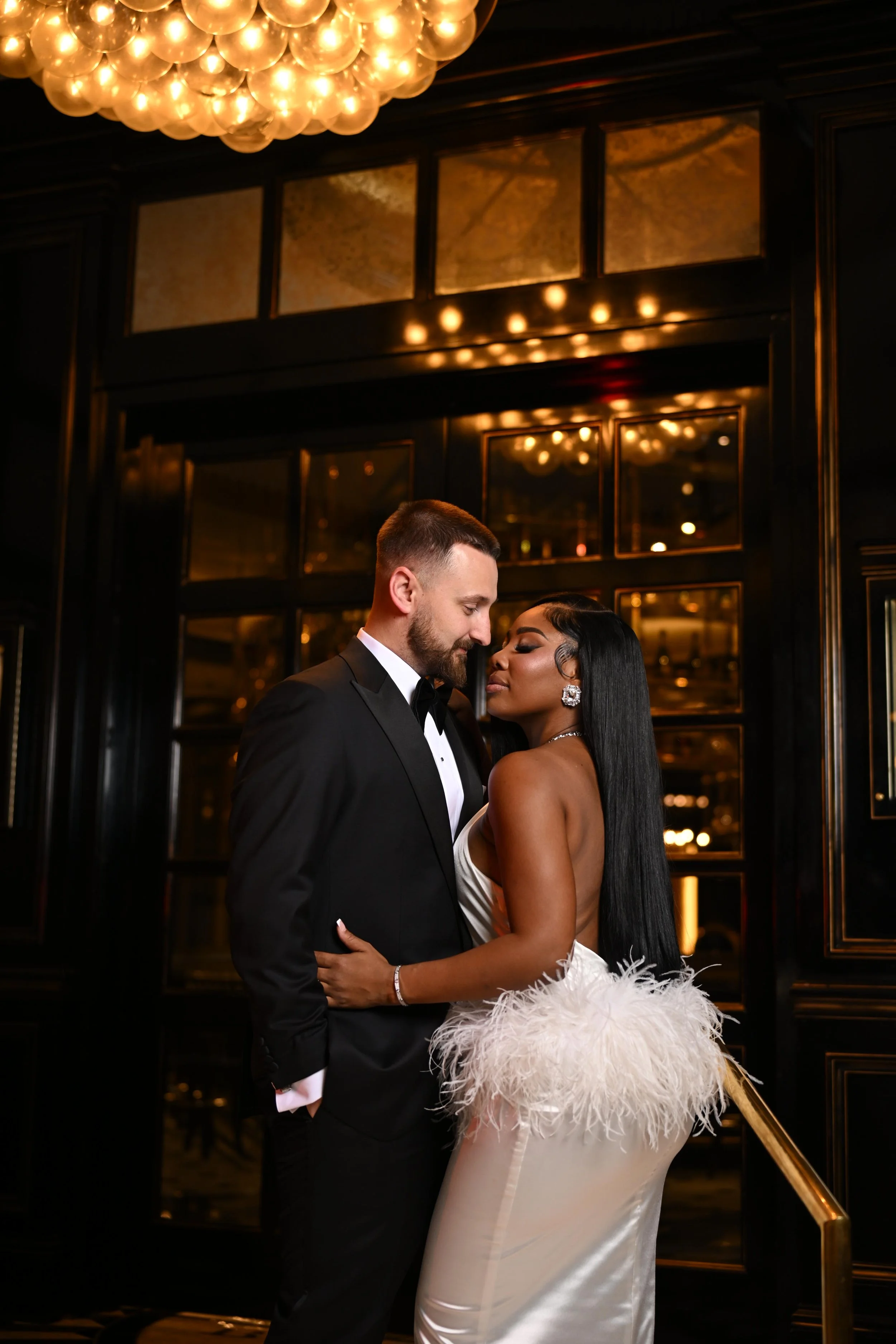 Luxe Engagement Photos.  Zhanae and Will.  Las Vegas Wedding Planner Andrea Eppolito.  Photo by MESUS Studios.