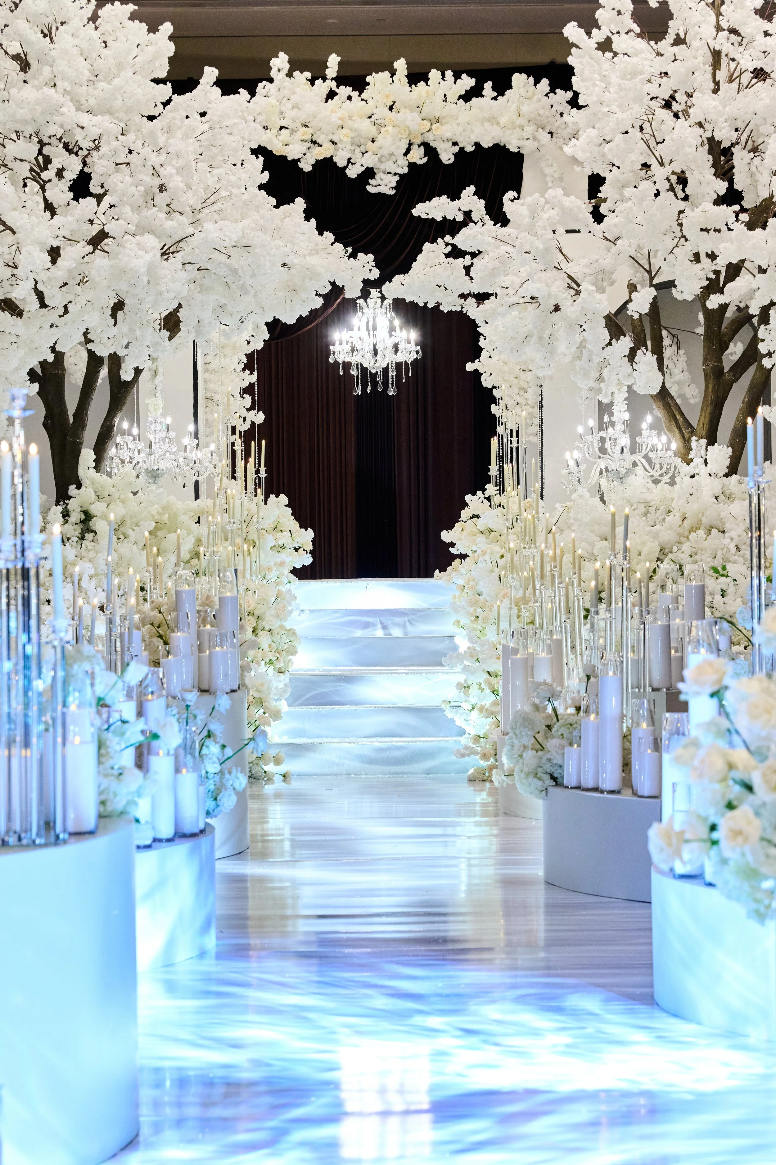 Celebrity Wedding Planner Creates White on White Wedding Ceremony