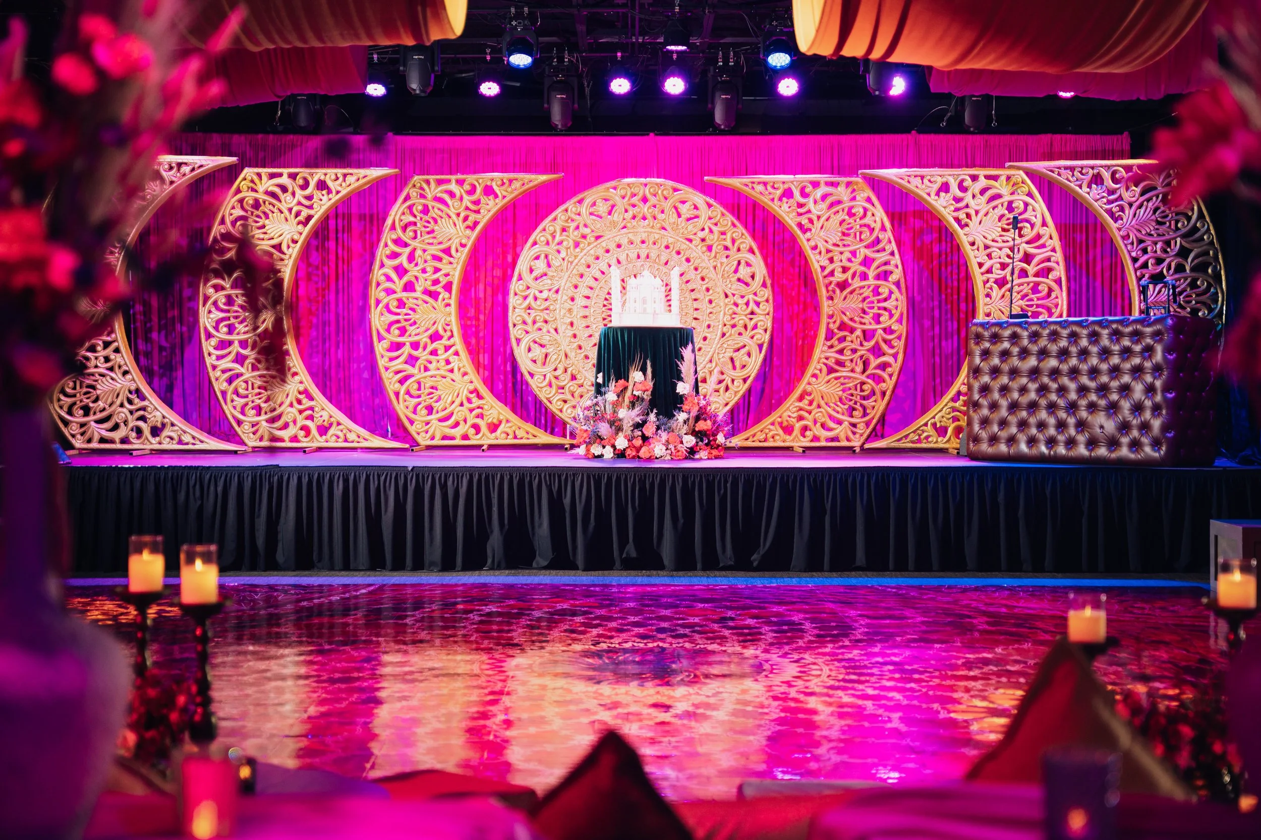 Luxe Arabian Night's Birthday Party in Las Vegas.  Luxury Event Planner Andrea Eppolito.  Images be MESUS Studio.