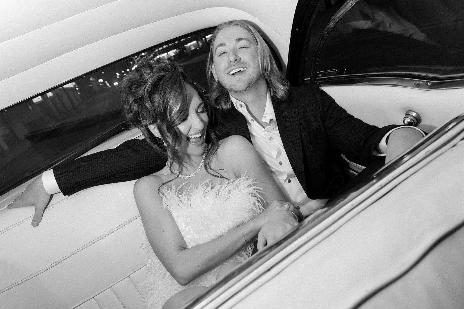 Izzi and Luke’s downtown las vegas engagement shoot.  Luxury wedding planner Andrea Eppolito.  Photos by Nicole Hubbs.