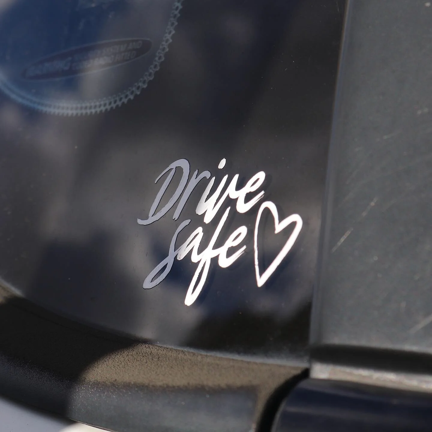 'Drive Safe ♡' // Sticker/Decal — Enigmatic Customs