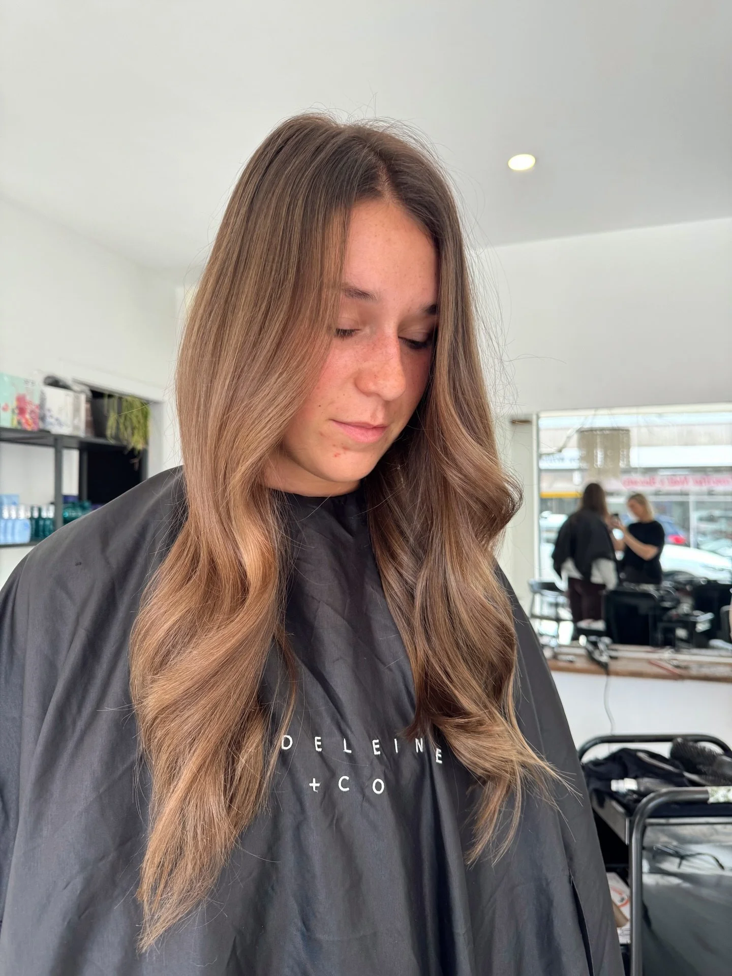 Another post for @maddi_herman bc we&rsquo;re just so obsessed with this before and after! 😍
 
SWIPE left for before &mdash; we took her back to a beautiful, rich and glossy brunette. 🫶🏻