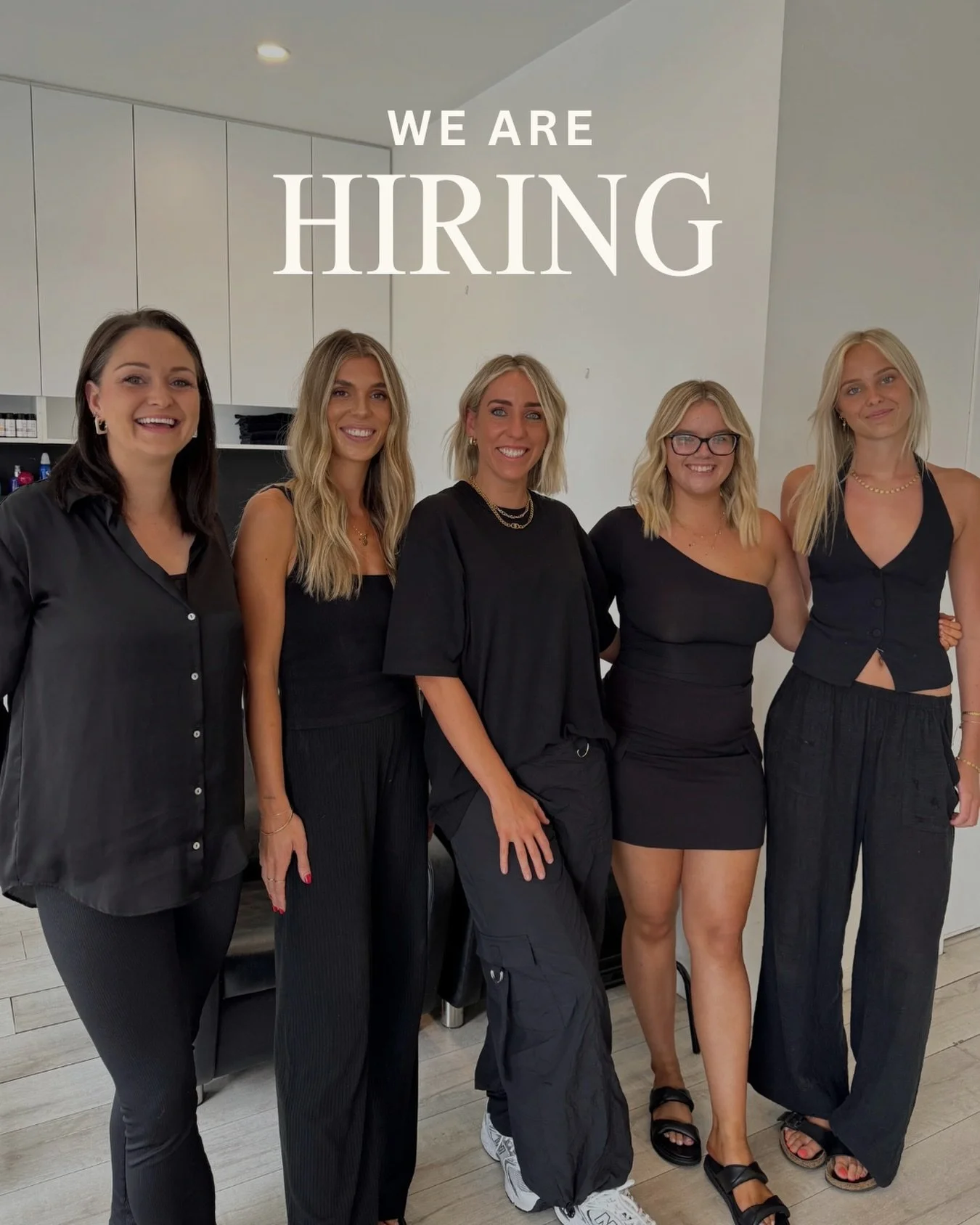 ✨ WE&rsquo;RE HIRING FOR 2026 ✨

Dreaming of a new salon home in 2026? We&rsquo;re on the lookout for a talented, fun, passionate hairdresser to join our team.

If you love:
&bull; Clients who trust you, respect your craft, and love what you do.
&bul