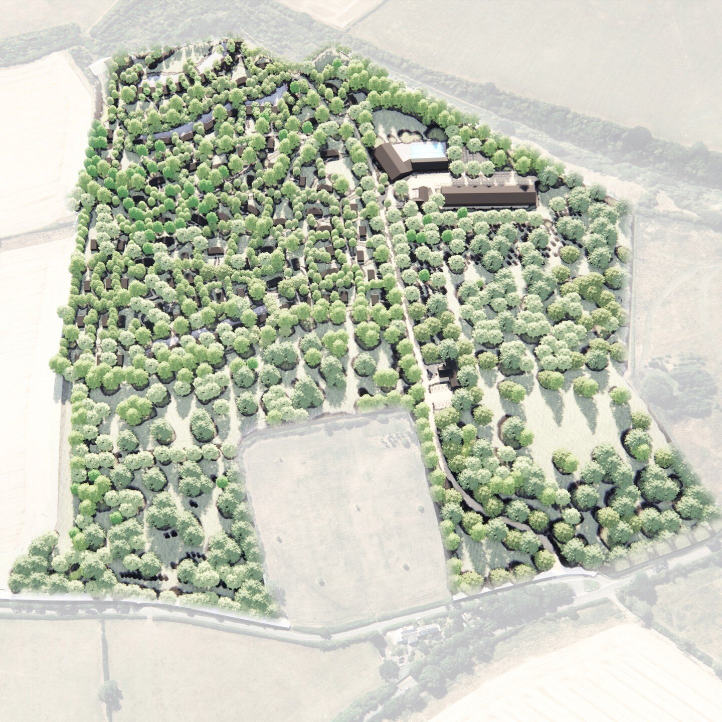 Outline application for the development of 90 Tourist Lodges with associated ancillary entertainment and retail uses.

#Stanifortharchitects #LeicestershireArchitecture #MidlandsArchitecture #Countryliving #Lodges @leestani4