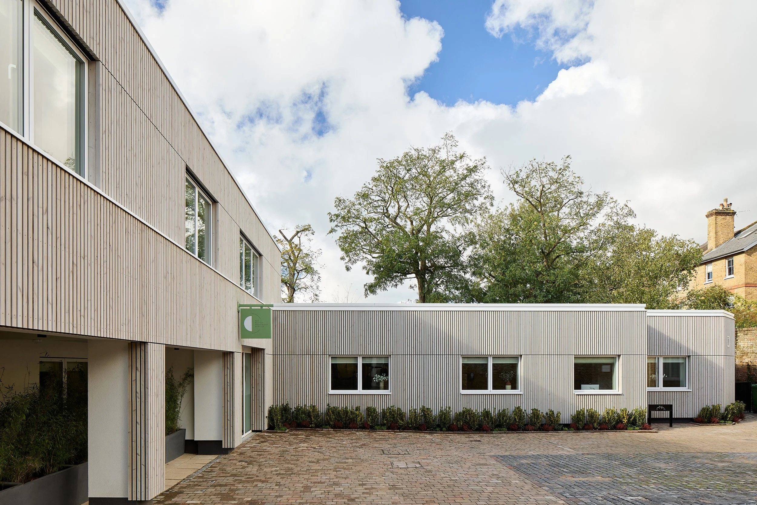 Timber clad retrofit architecture in Wimbledon Village