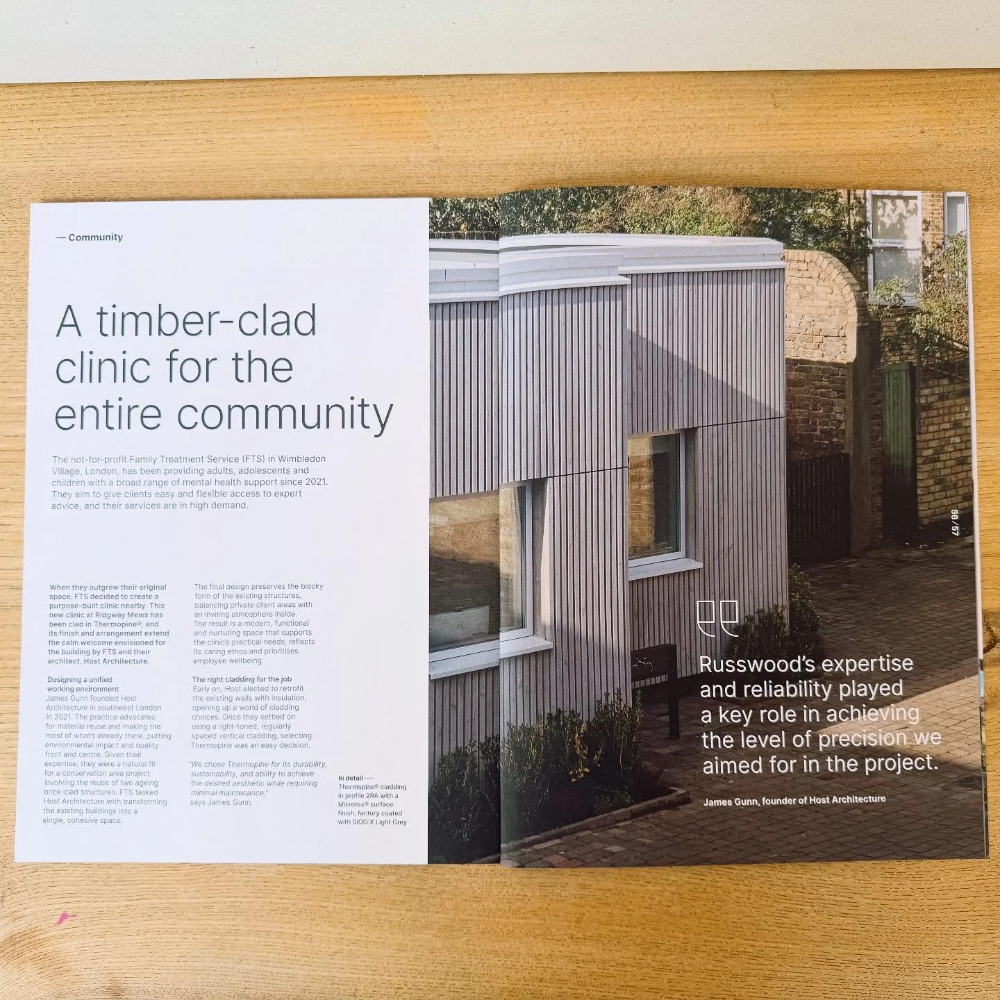Lovely to see some of our completed work in print.
Thanks @russwooduk for the feature and front cover image (and personal note! 🙂). It is a beautiful publication.
Photography by @snookphotograph looking great.
#architecturepublication #timberclad