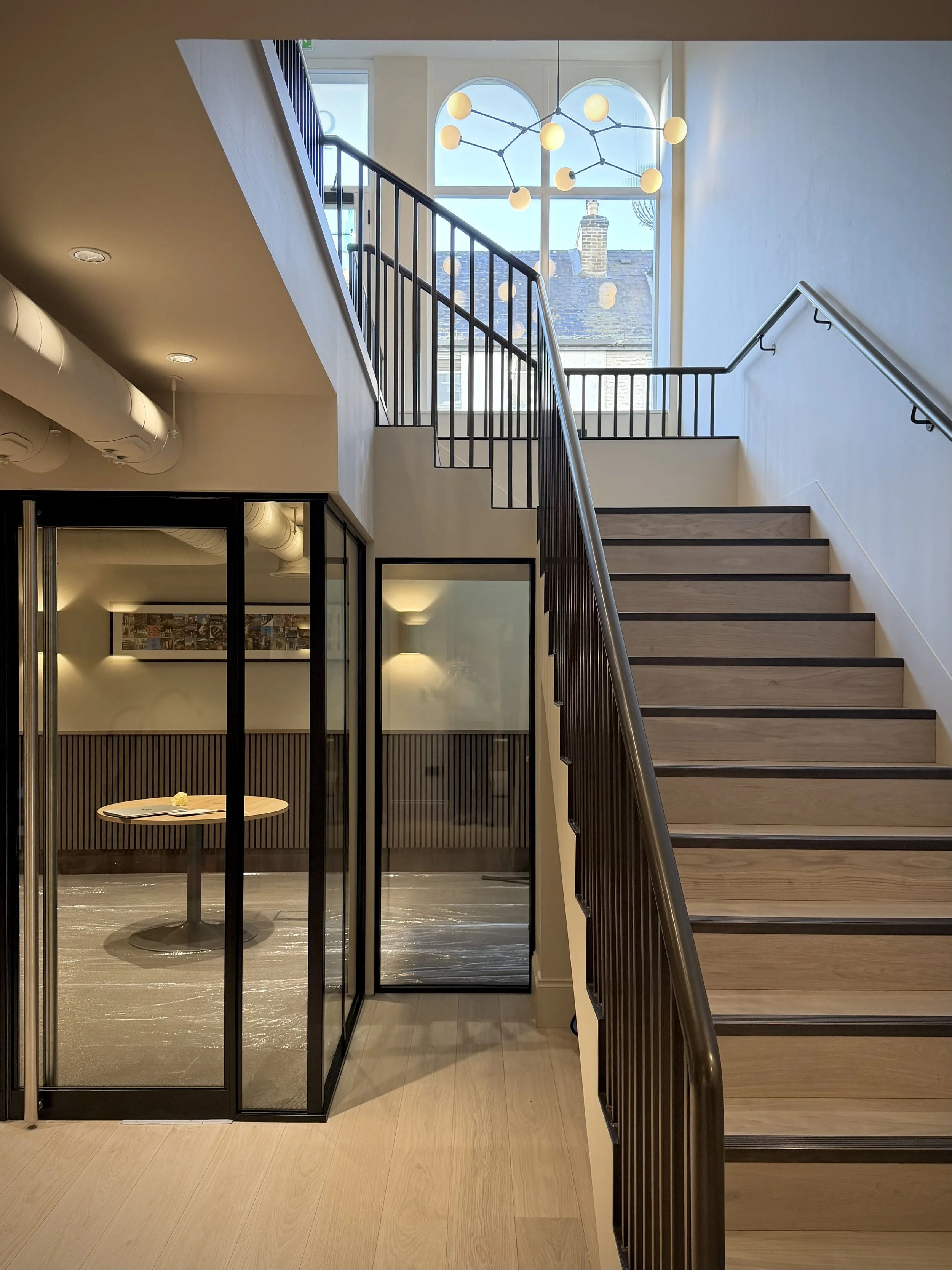 Staircase from Basement to Reception at Ground Floor