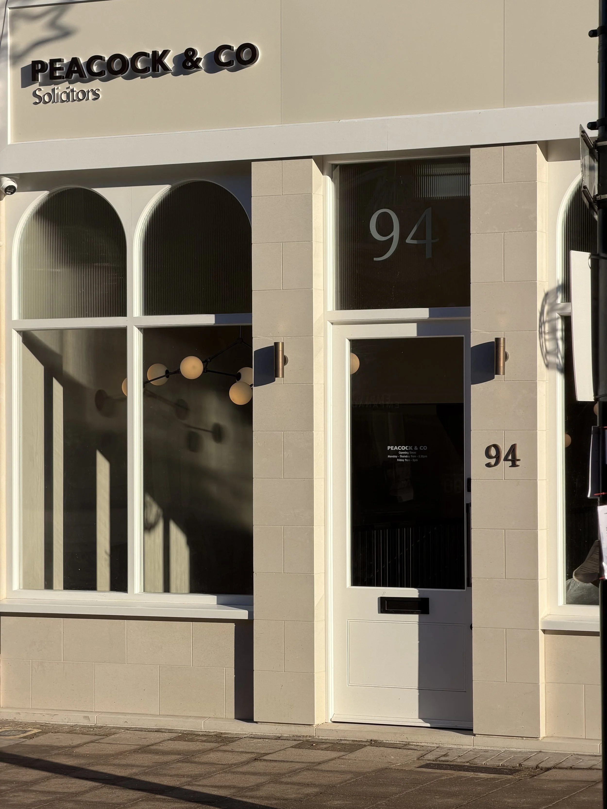 Shopfront onto Wimbledon Village High Street