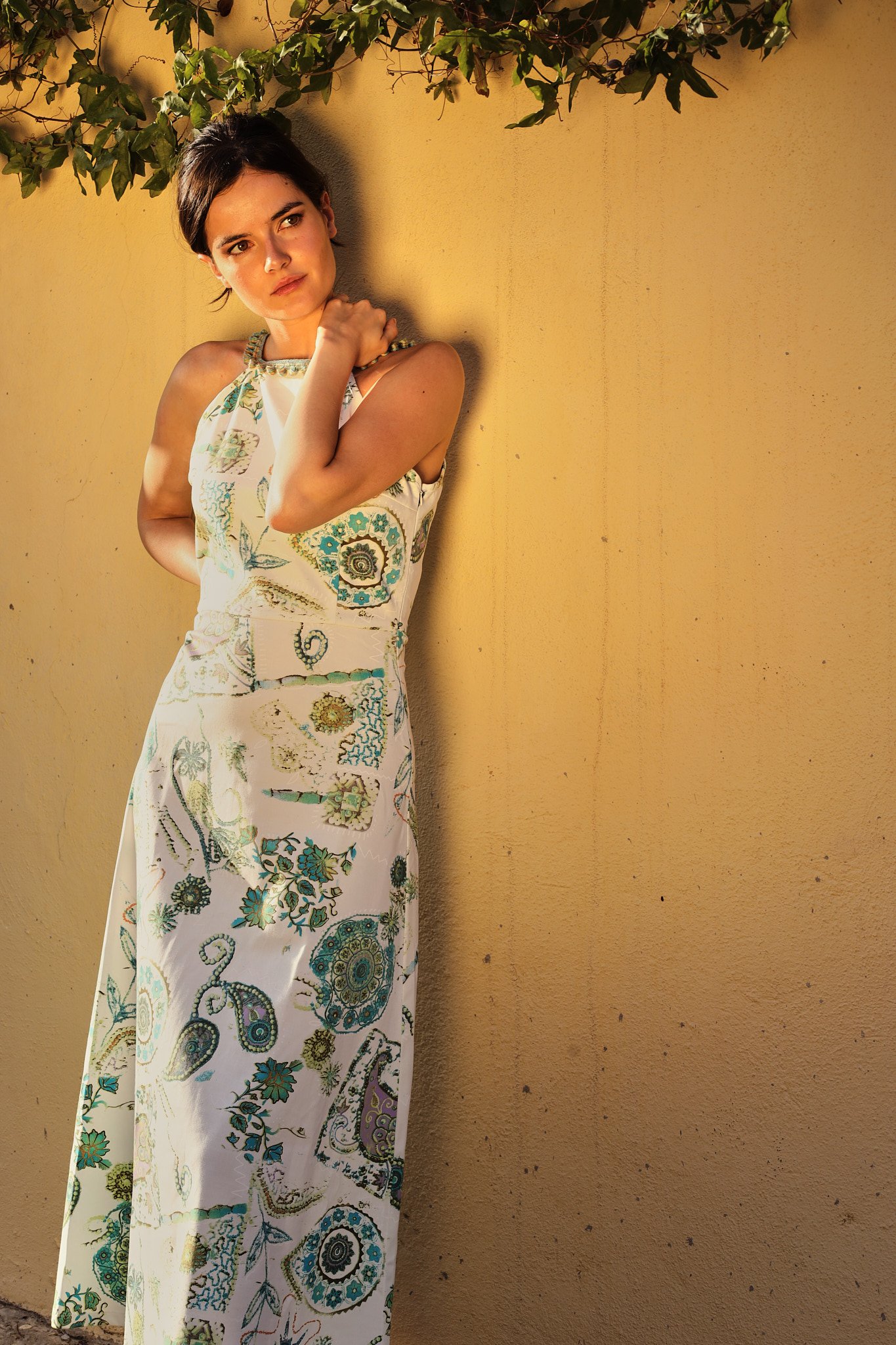 The Itaka dress green