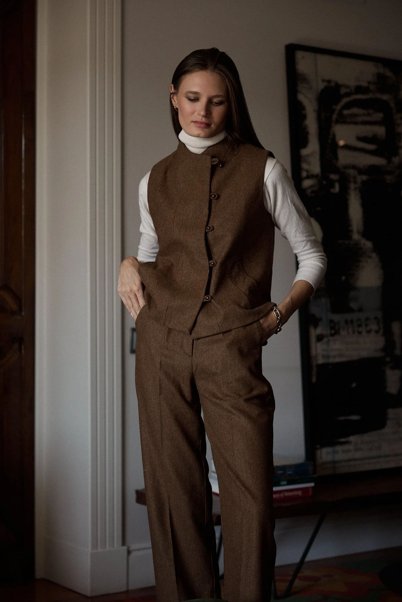 The Keaton set caramel