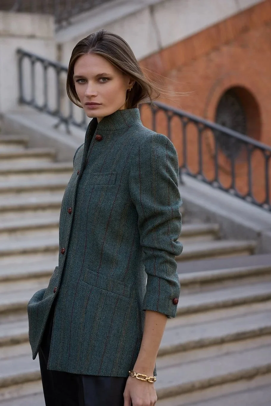 The fox jacket stripes