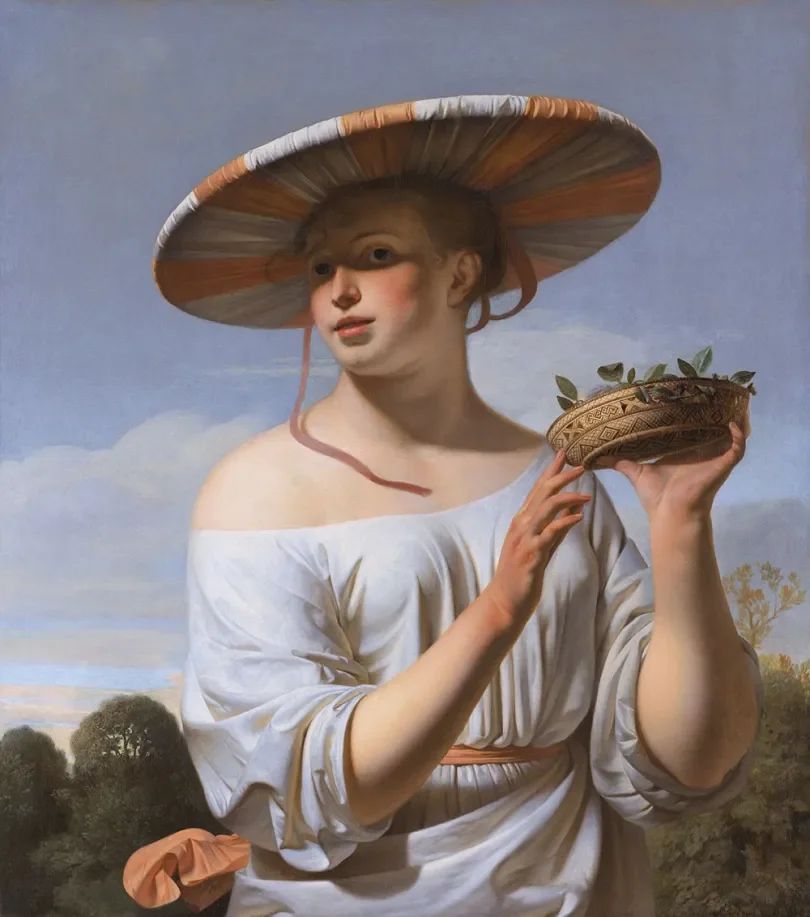 van_evendingen_caesar_young_woman_broad_brimmed_hat_1645-1650.webp