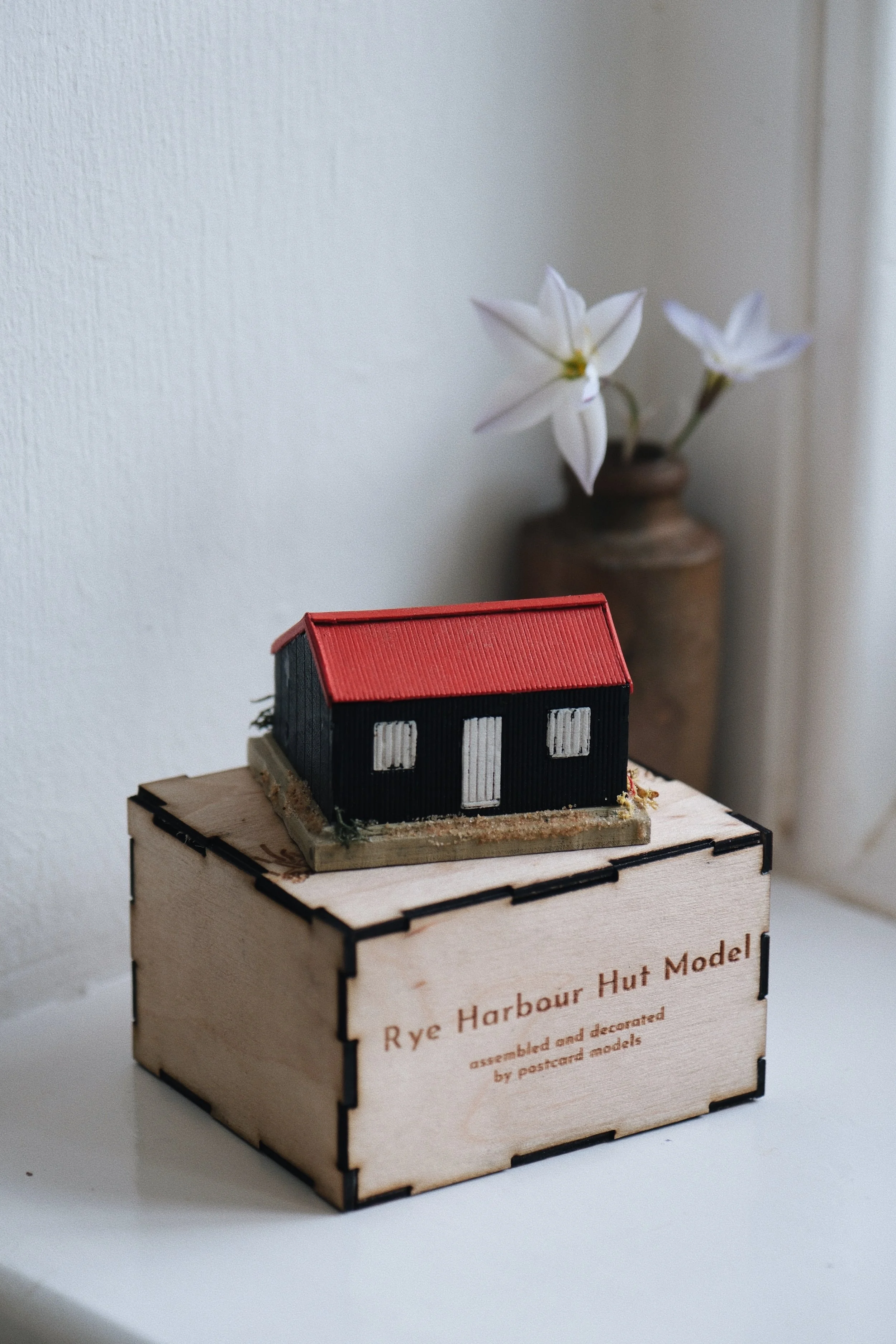 Rye Harbour Hut Assembled Model (N-scale 1:148)