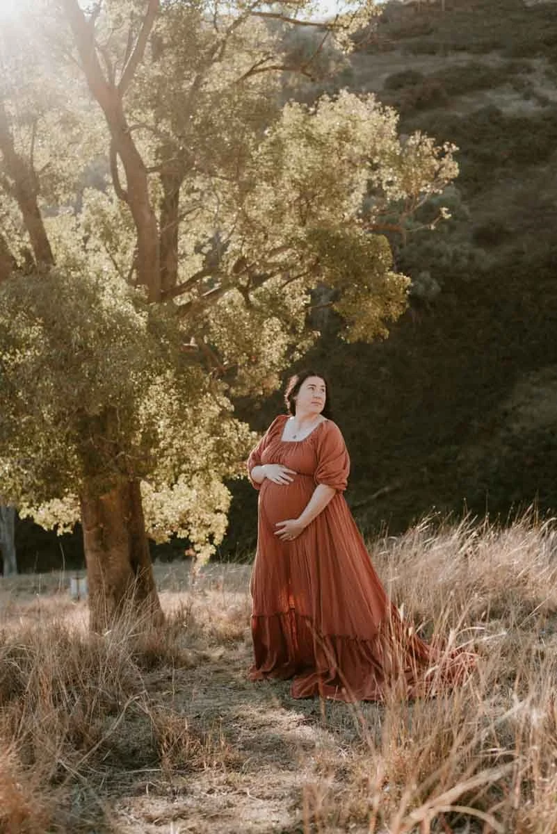 The Reclamation Ruffle Me Right Up Dress. Dress available for hire through Coop & Co Creative in the Albury Wodonga region.