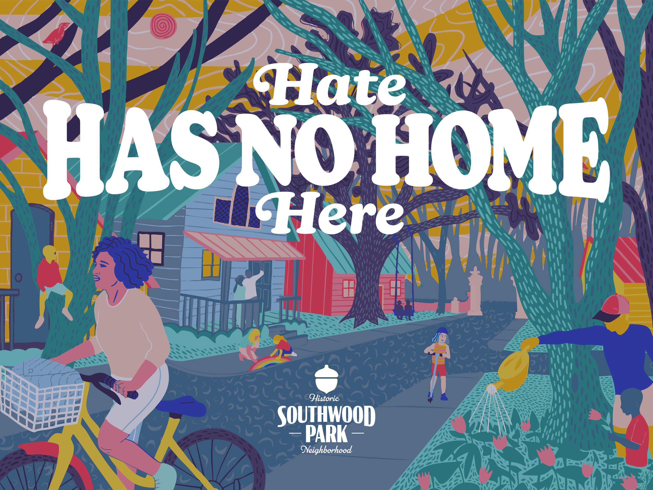 Hate has no home here