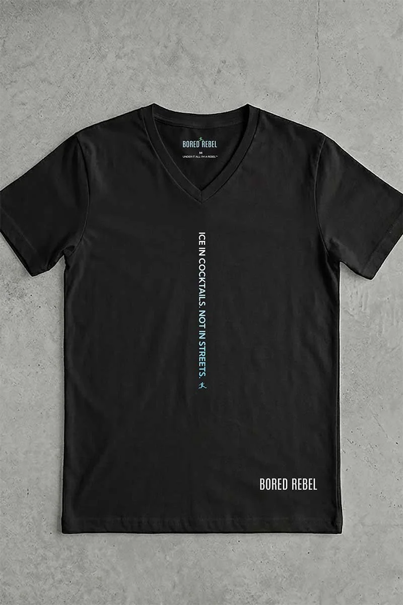 Anti ICE Black T-shirt Flat V-Neck.jpg