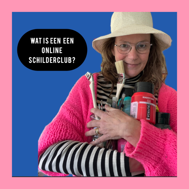 Wat is een online schilderclub?