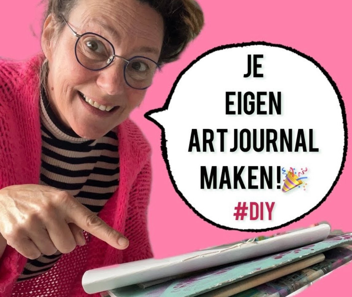 Zelf een Artjournal Maken  (+ Video!)