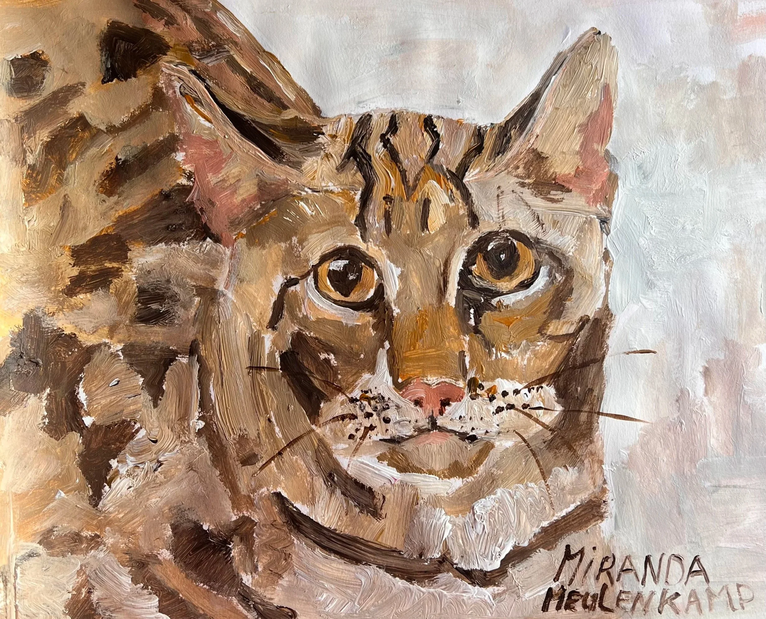 Acryll op papier. 41,5 cm breed bij 29,5 cm. hoog. 52,- euro. 