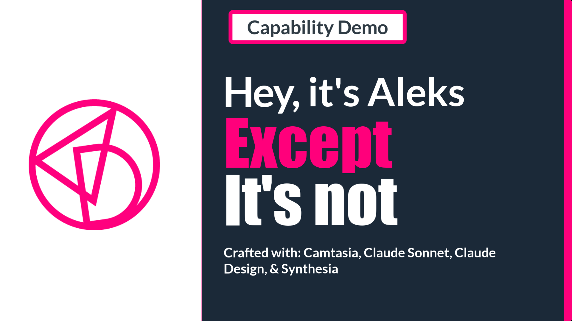 AI-Powered Capability Demo Video