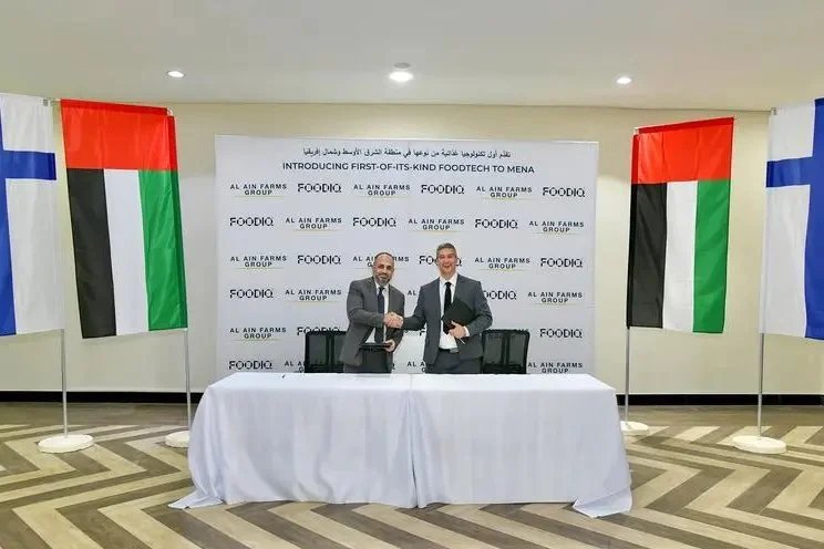 Foodiq inks landmark agreement with Al Ain Farms to scale pioneering food production technology