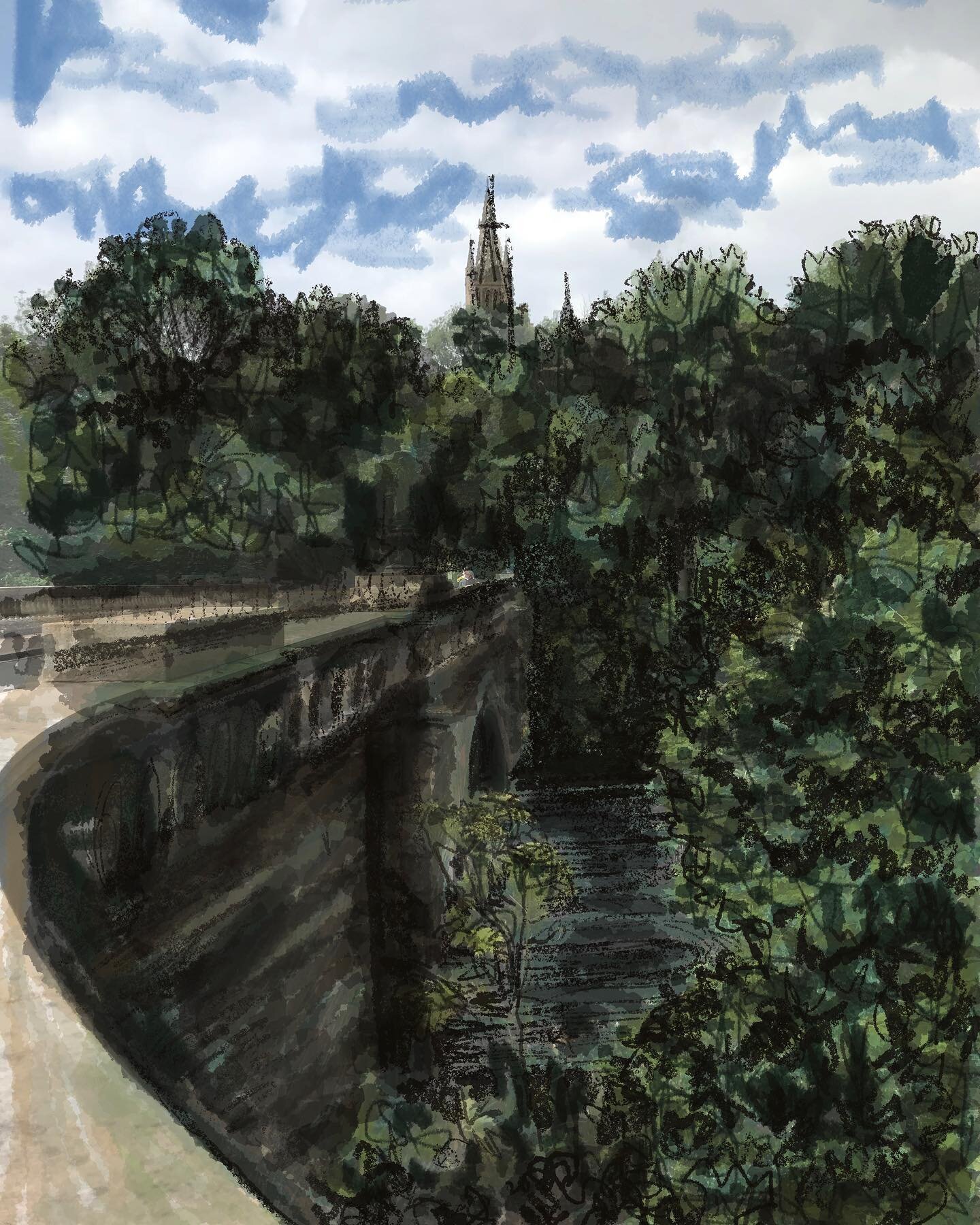 Throwback to Glasgow at the beginning of the month.

#glasgow #drawingglasgow #sketchingglasgow #kelvingroveparkglasgow #ipadsketch #ipadsketchbook