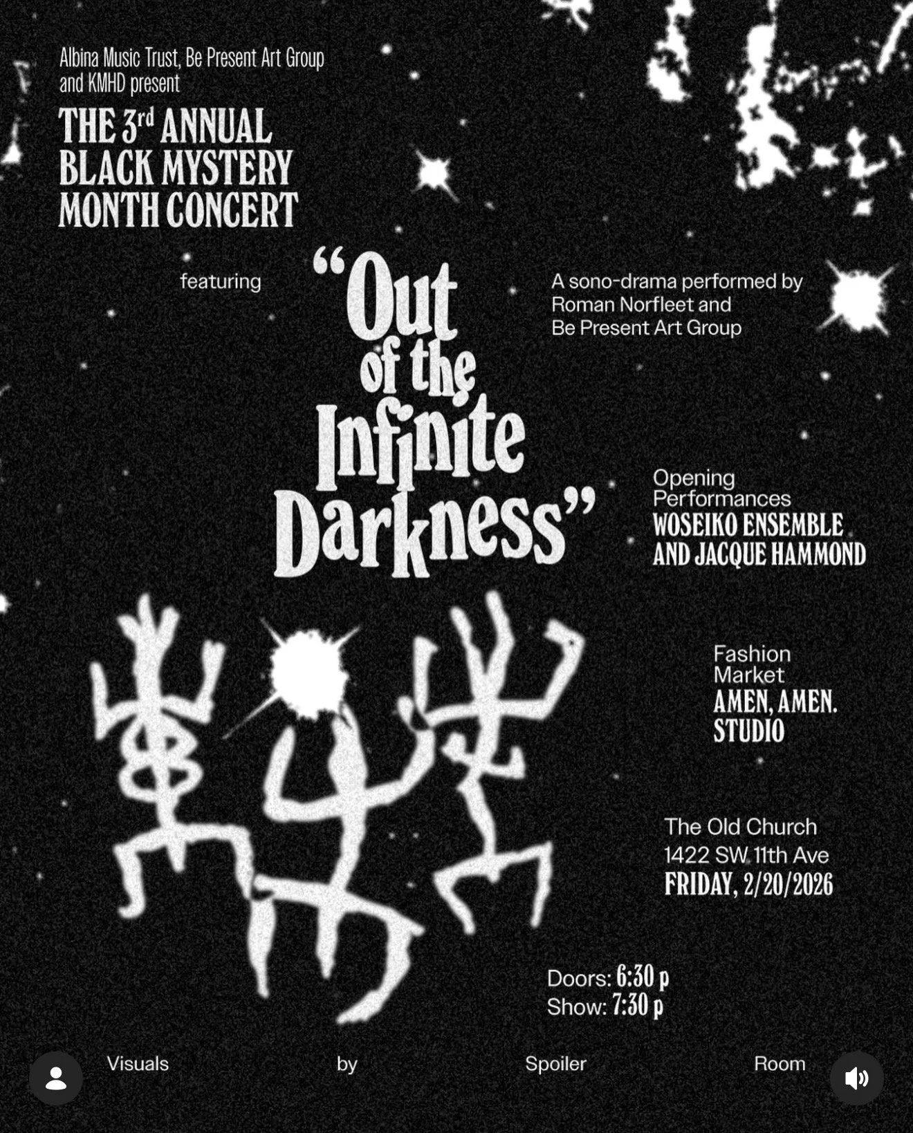 BLACK MYSTERY MONTH - Out of the Infinite Darkness