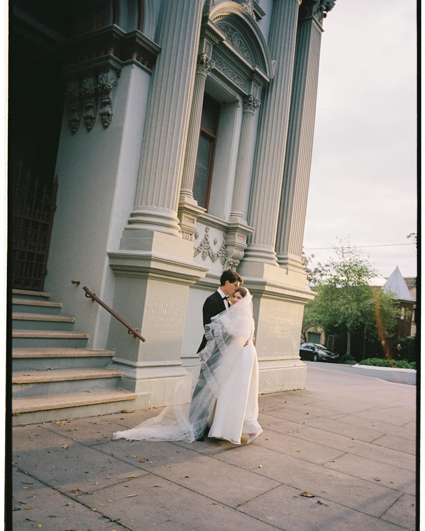 Lily &amp; Tom, married on a windy September day in Newcastle 🤍
