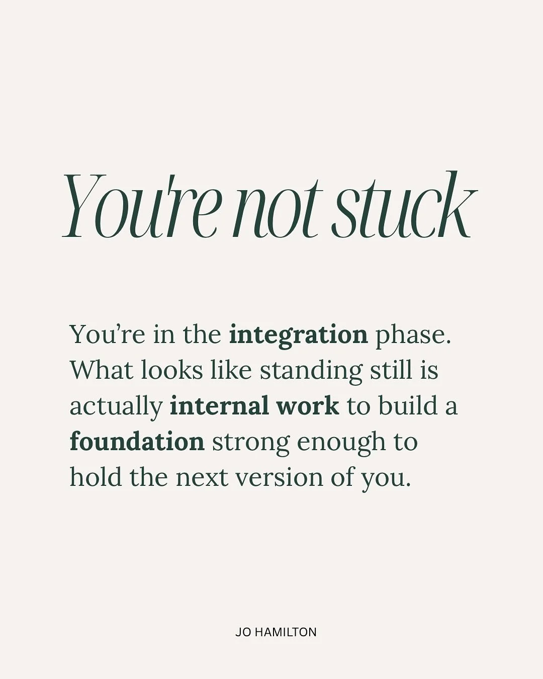 The in-between is the process, not the problem. These reframes can make all the difference. 

If you&rsquo;re in the messy middle of becoming someone new, remind yourself it takes time. 

Drop a 🦋 if you&rsquo;re in the in-between right now and want
