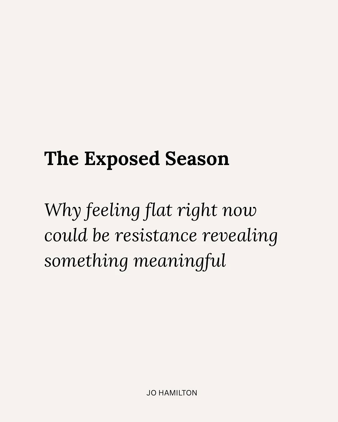 What if you allowed yourself to recalibrate during these months? 

What if you let yourself soften into this pause 🤍