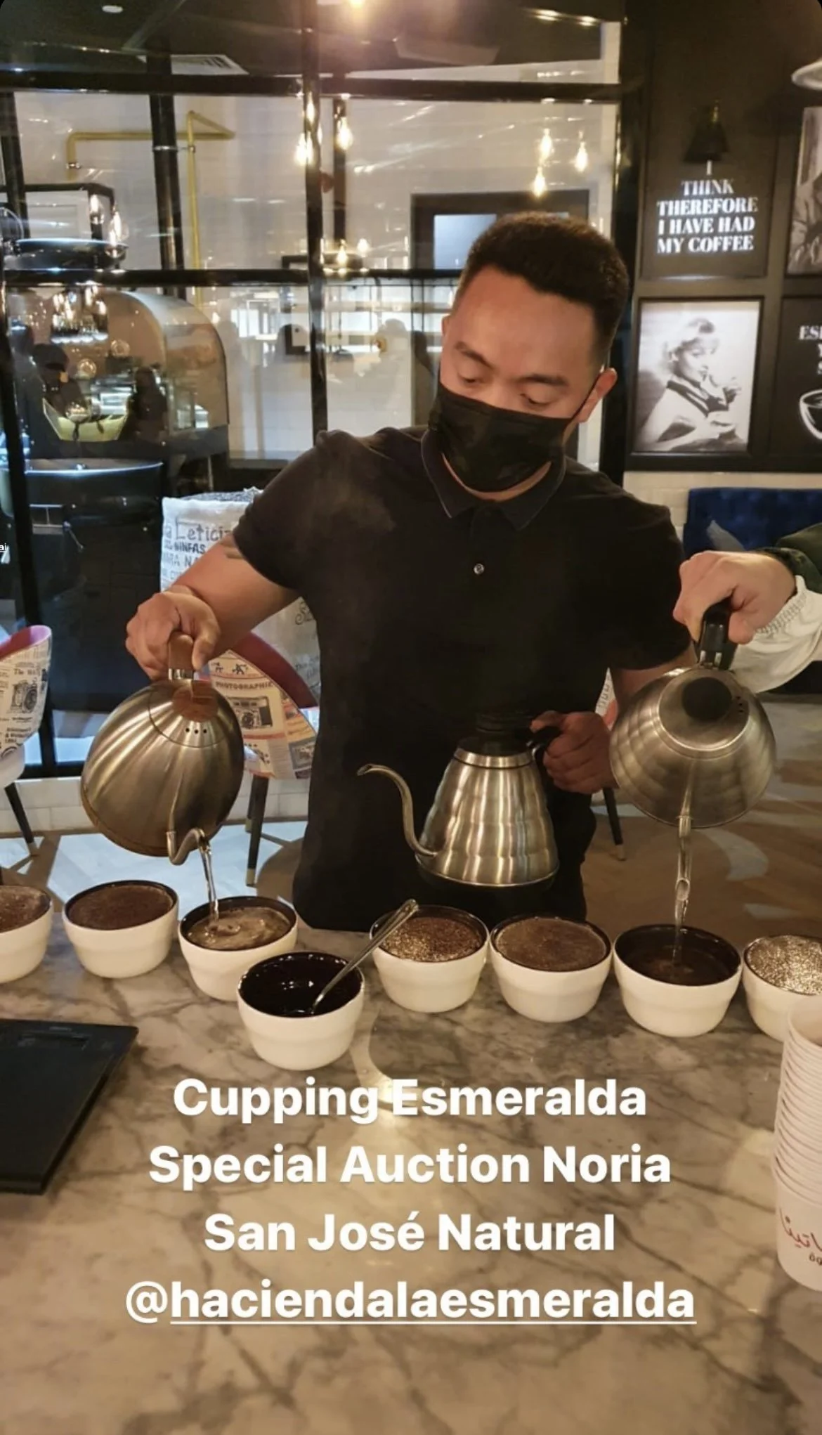 Mattina Coffee x Hacienda La Esmeralda Coffee Tasting Experience