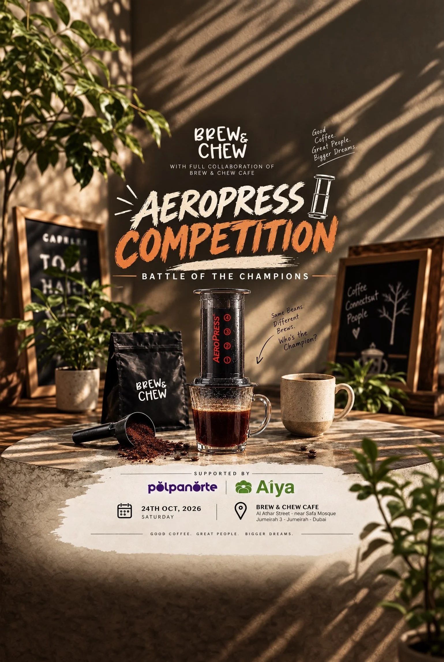 Brew and Chew Aeropress Competition