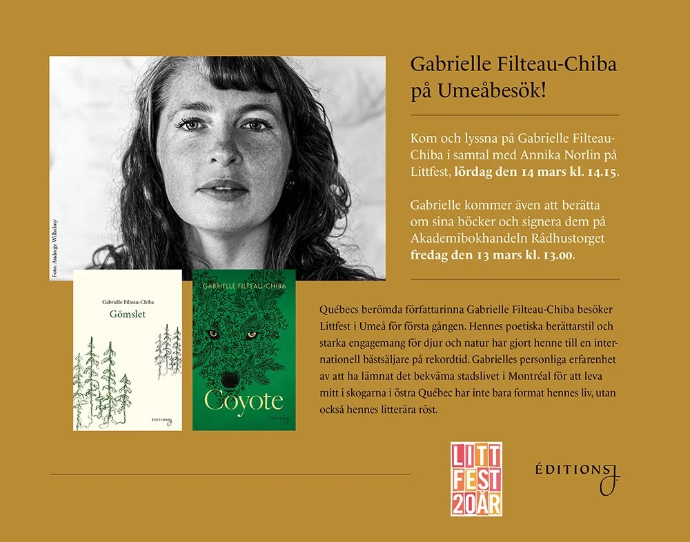 Gabrielle Filteau-Chiba på Littfest i Umeå!